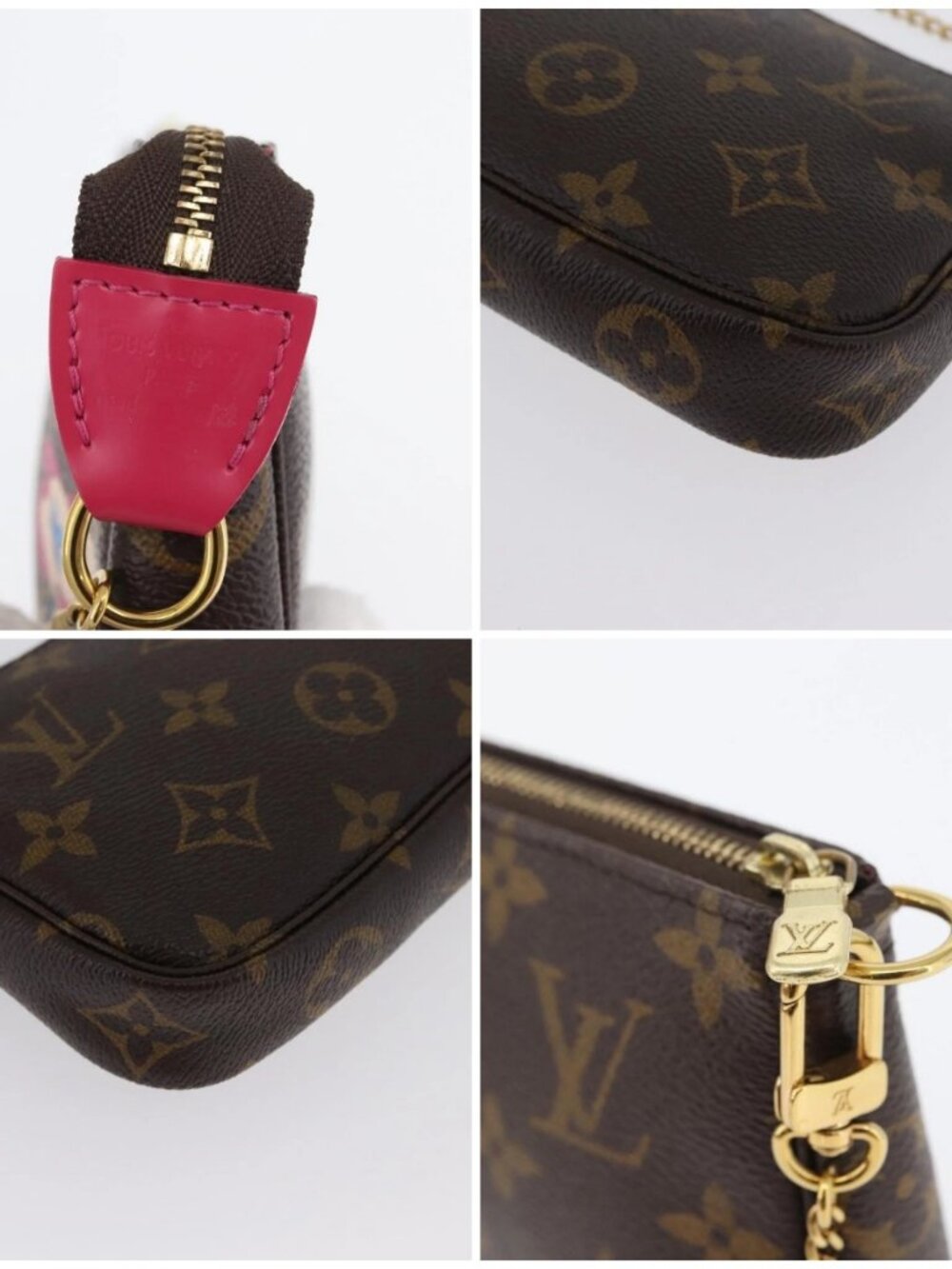 LOUIS VUITTON Monogram Vivienne Mini Pochette Accessoires M69752 Auth 168215SAM - Picture 6 of 14